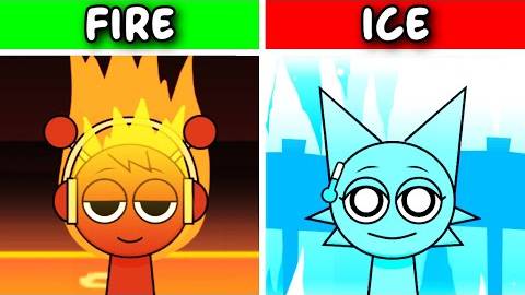 Incredibox Sprunki Теплый как огонь против Холодный как лед