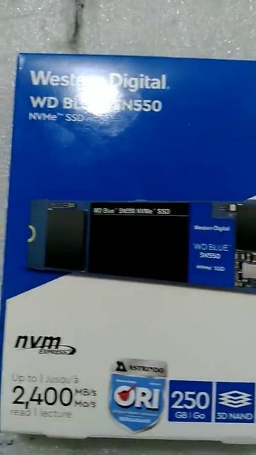Western Digital | WD BLUE SN550 NVME™SSD 250GB #shorts.