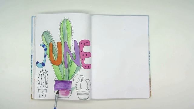 Оформление Ежедневника на Июнь. Bullet Journal June. Plan with me