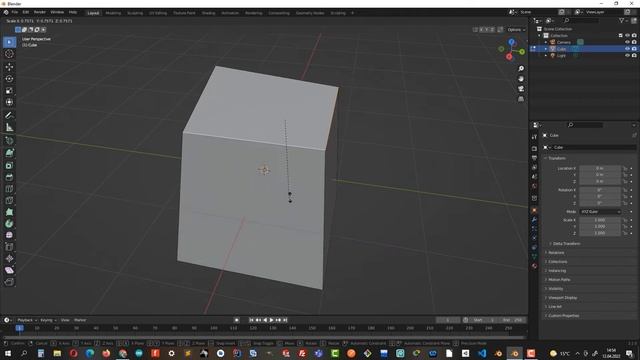 8. Blender Programına Giriş-Blender 3.1 ile Edit Mode ve Extrude Kullanımı
