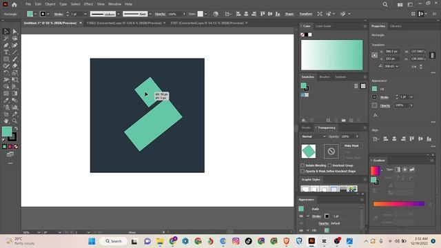How To Design Wondershare Filmora Logo Design In illustrator | Creater Graphics