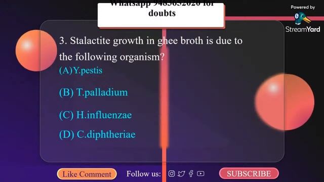 NEET PG NEXT MCQ CHALLENGE #MICROBIOLOGY