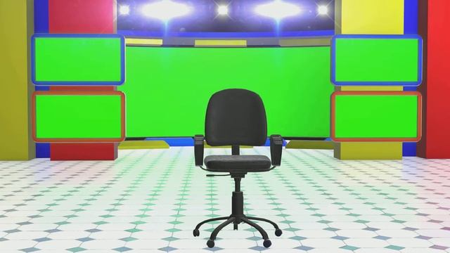 Green Screen Studio With Chair Free By MTCTUTORIALS