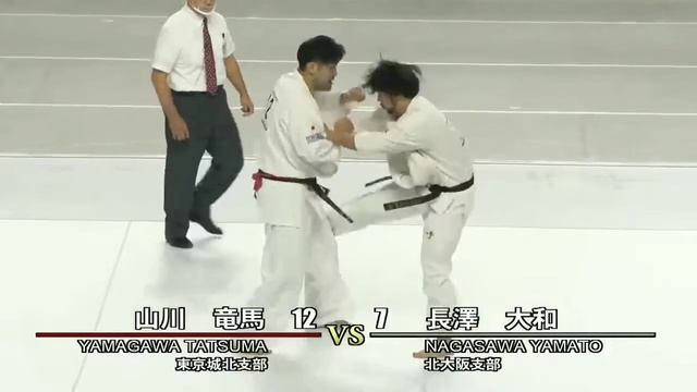 ushiro geri in kyokushin karate kaikan all japan 2020
