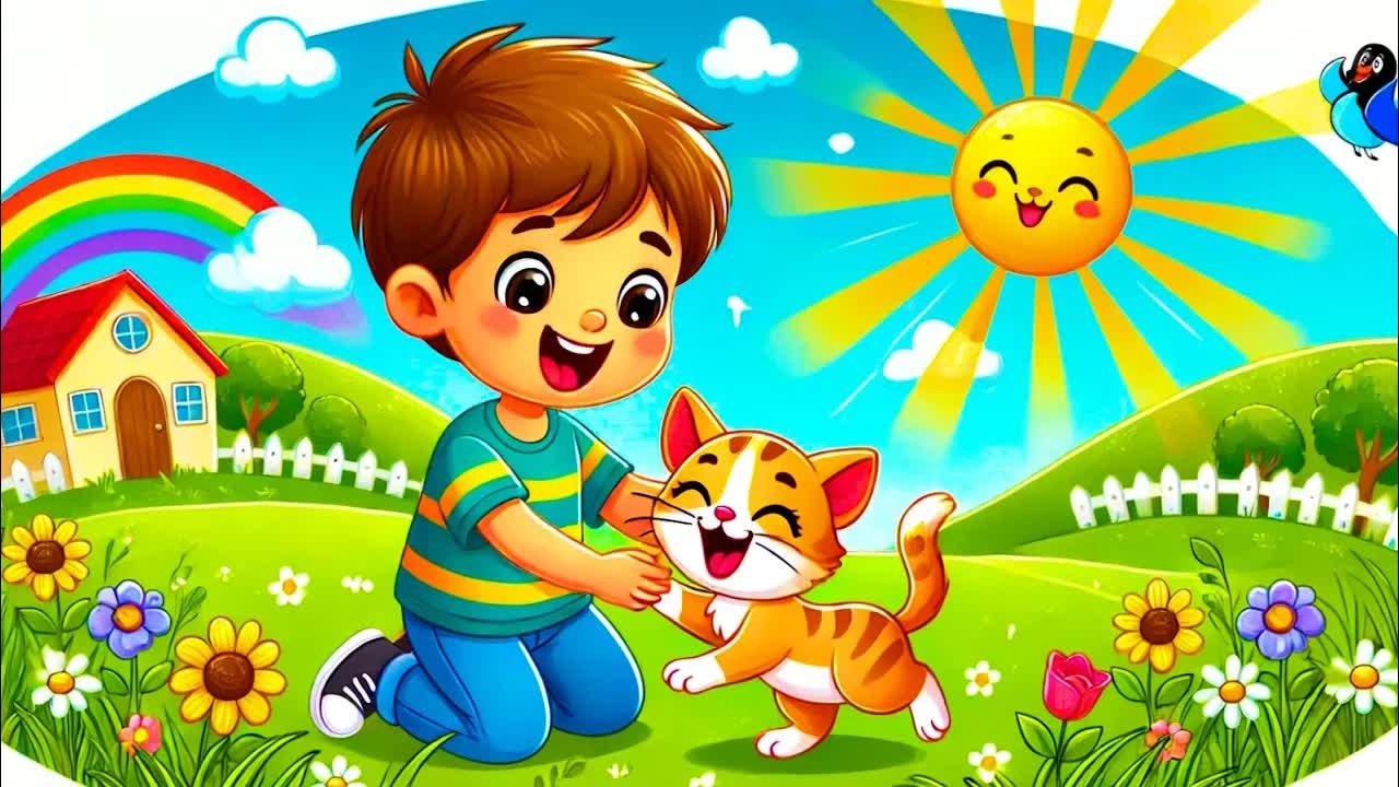 Заводная песня для детей "Играю с котёнком"