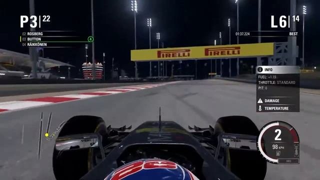 F1 2014 Corrida 3 Gp No Bahrain 1 Podium Com A Mclata 🥉🏆🏎
