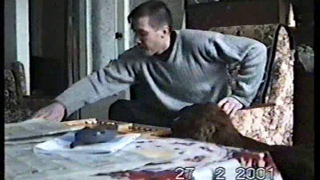 Дима Черножуков, Гена и спаниель Бимусик 27. 02. 2001 год