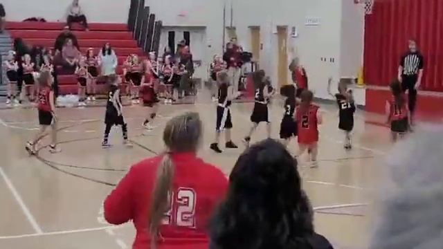 Parkview 2/3 girls vs Taylor-- Freya steals ball, passes to Reese, Reese to Kyra! buzzer beater