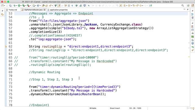 5_1. Step 01 - Camel Best Practices - Dynamic Configuration, Stand Alone and Logging