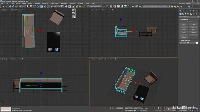 29 - Точные перемещения с помощью привязки к сетке в 3ds Max 2025