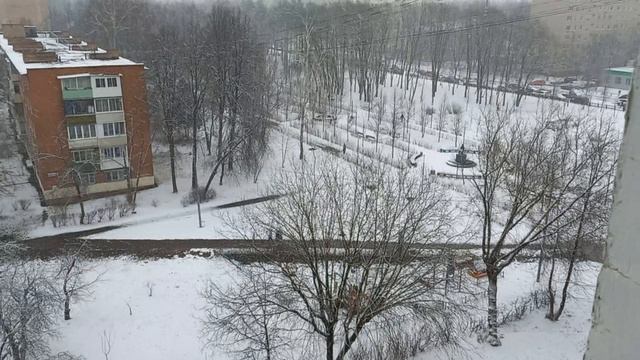 Зима вернулась в середине Марта.