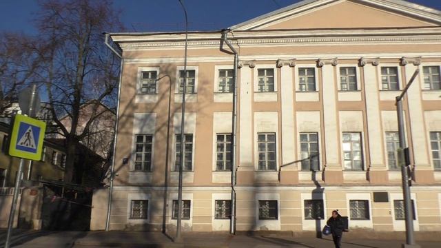 МОСКВА. Старокирочный переулок. Здание Лефортовской полицейской части. Дом Франца Гильфердинга.