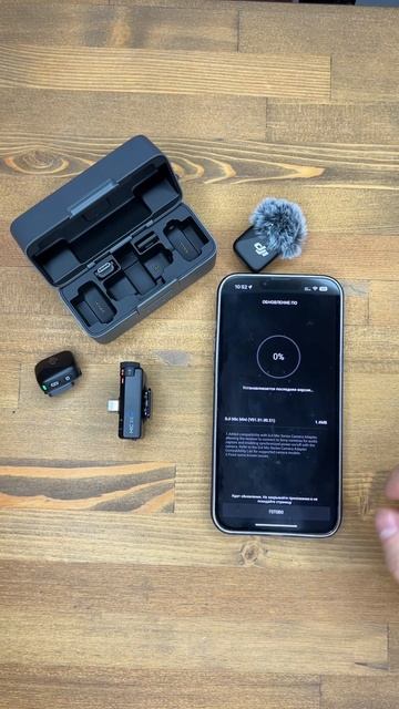 Как подключить DJI MIC MINI к приложению DJI MIMO и обновить прошивку микрофона и ресивера