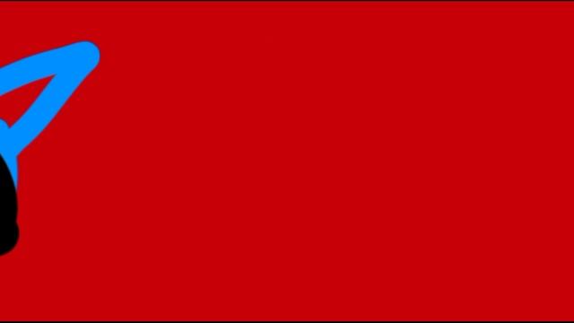 Злой усилиек бежит футаж