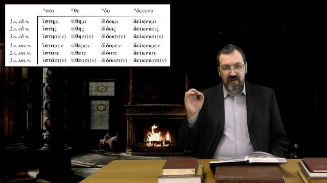 31.1 Формы ιστημι, τιθημι, δεικνυμι