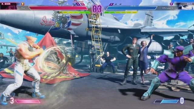Street Fighter 6 M Bison vs Guile