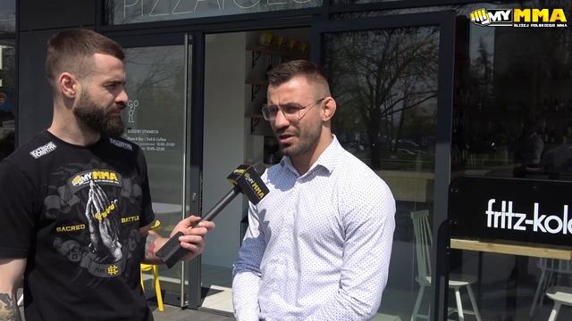Bartłomiej Kopera przed walką z Romanem Kurashvilim na gali Strife 2