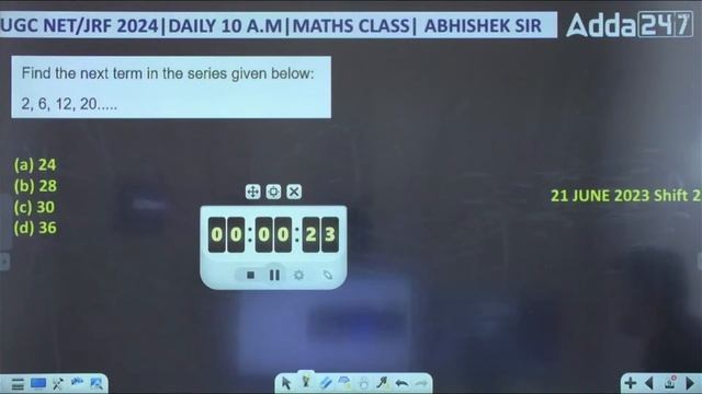 Mathematical Reasoning & Aptitude & DI For UGC NET 2024 | UGC NET Paper 1 #3 By Abhishek Kaushik