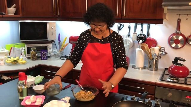 ස්පගෙටි ඔම්ලට්  - Episode  332 - Leftover Spaghetti Omelette