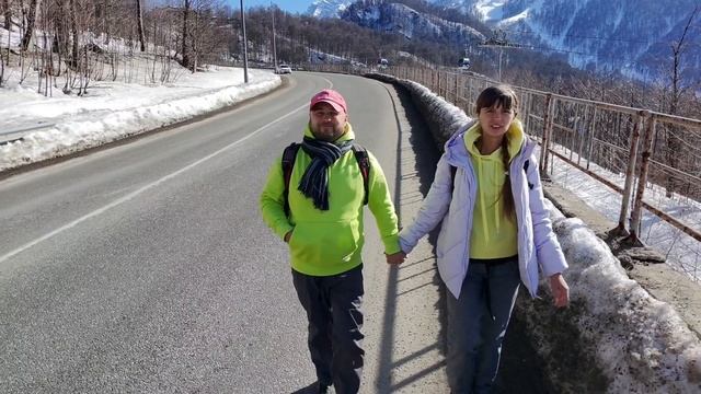 48 км спуск с Шале Роза хутор до Альпики по дороге || Сочи