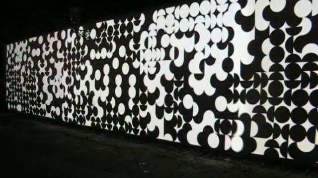 Festival of Light in Prague - Interpretation of black and white structures of Zdeněk Sýkora