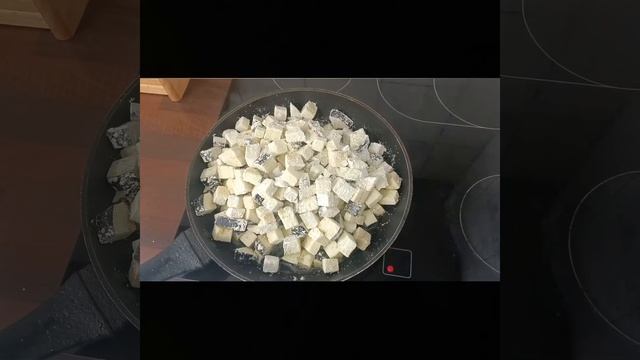 Жареные Баклажаны . Fried eggplant