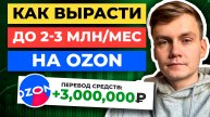 СЕКРЕТНАЯ МЕТОДИКА РОСТА БИЗНЕСА НА OZON 🔥Масштабирование на Озон: Урок №1