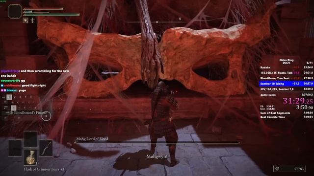 Elden Ring Shadow of the Erdtree Any% Glitchless Speedrun 1:04:49 (Former World Record)
