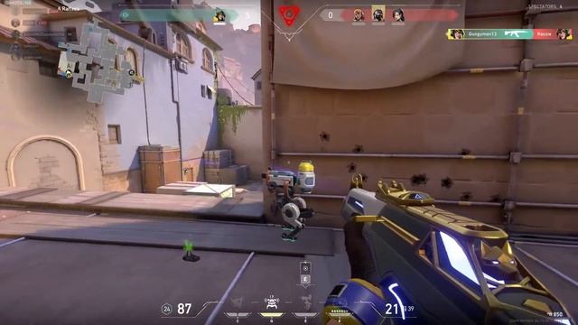 VALORANT Backwards bunny hop kill