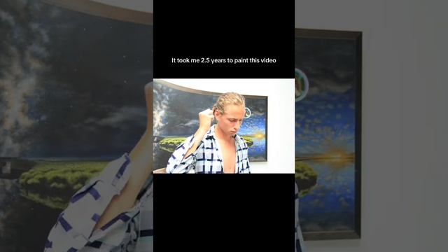2.5 года рисовал картину!