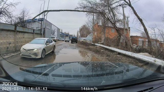Ямы на дорогах г. Тольятти, срабатывание аварийной записи на регистраторе 70 маи А810