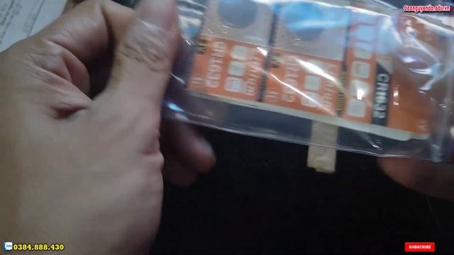 1 vỉ 5 viên pin cúc 3V CR1220 CR1632 CR1620 CR1616 pin nút cho điều khiển chìa khóa ô tô xe máy máy