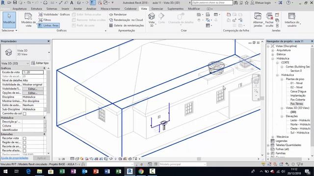 20 - Curso de Revit Projeto Hidráulico (Básico) - Inserindo a Caixa D´Água