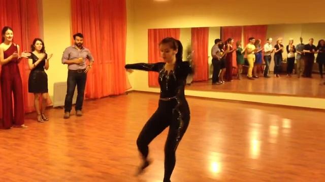 Выступление Полины Григорьевой. Spicy Salsa Новый Год 2014