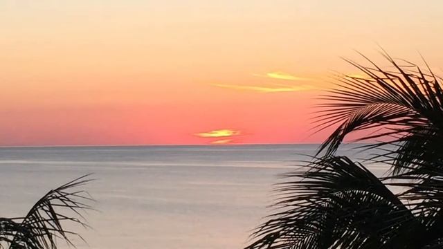 cayman green flash off Beachcomber condos unit 17 balcony