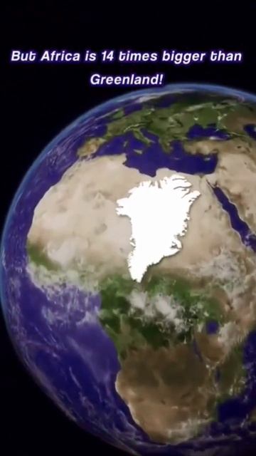 Greenland or Africa, wich is the bigger landmass?