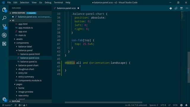 Ionic - 1004 - Retoques finais - Parte 1 - (Modo Paisagem)