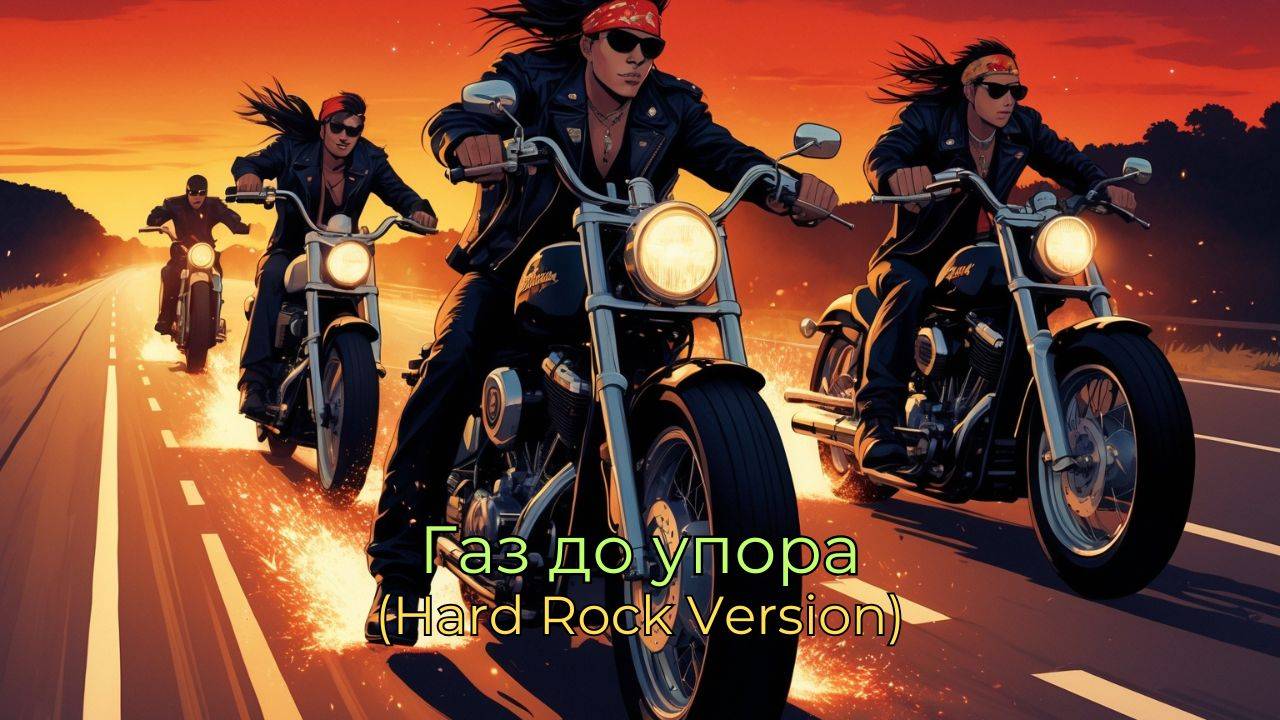 Газ до упора (Hard Rock Version, Авторская песня)