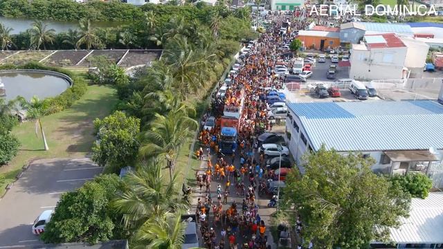 SINT MAARTEN CARNIVAL 2024 JOUVERT MORNING : SXM EAGLE EYE VIEW Part 2 - AERIAL DOMINICA