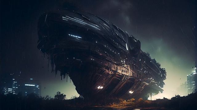 Spaceship - A Dark Atmospheric Ambient Music - Post Apocalyptic Sci Fi Ambient