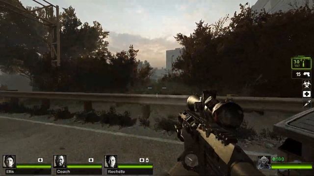 Left 4 Dead 2 MW3 RSASS Gameplay Showcase