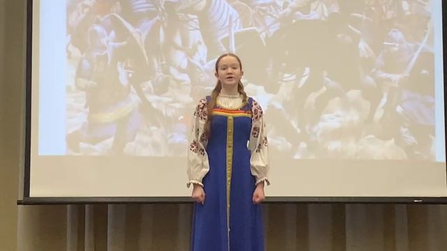 ГБОУ Школа 1560 «Лидер»  Р.Рождественский «Баллада о хане Батые» чит. Лобова Е.