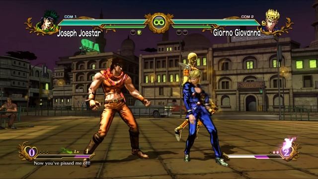 【PlayStation】Joseph Joestar VS Giorno Giovanna / JoJo's Bizarre Adventure: All Star Battle