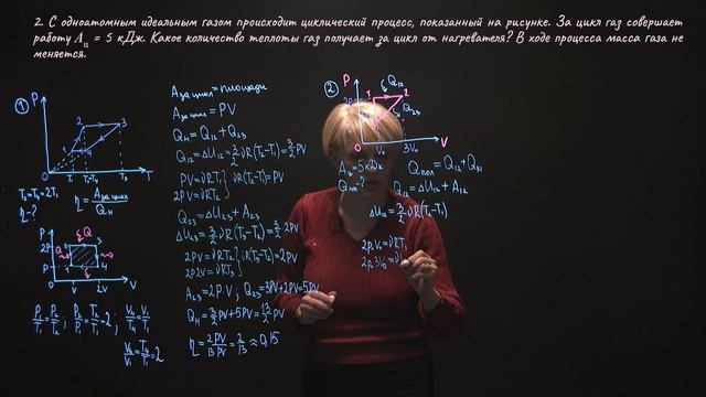 36. Циклические процессы. Решение задач
