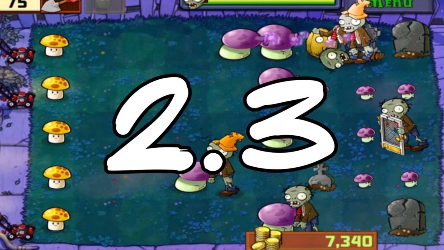 РАСТЕНИЯ ПРОТИВ ЗОМБИ / PLANTS VS ZOMBIES Прохождение уровня 2.3