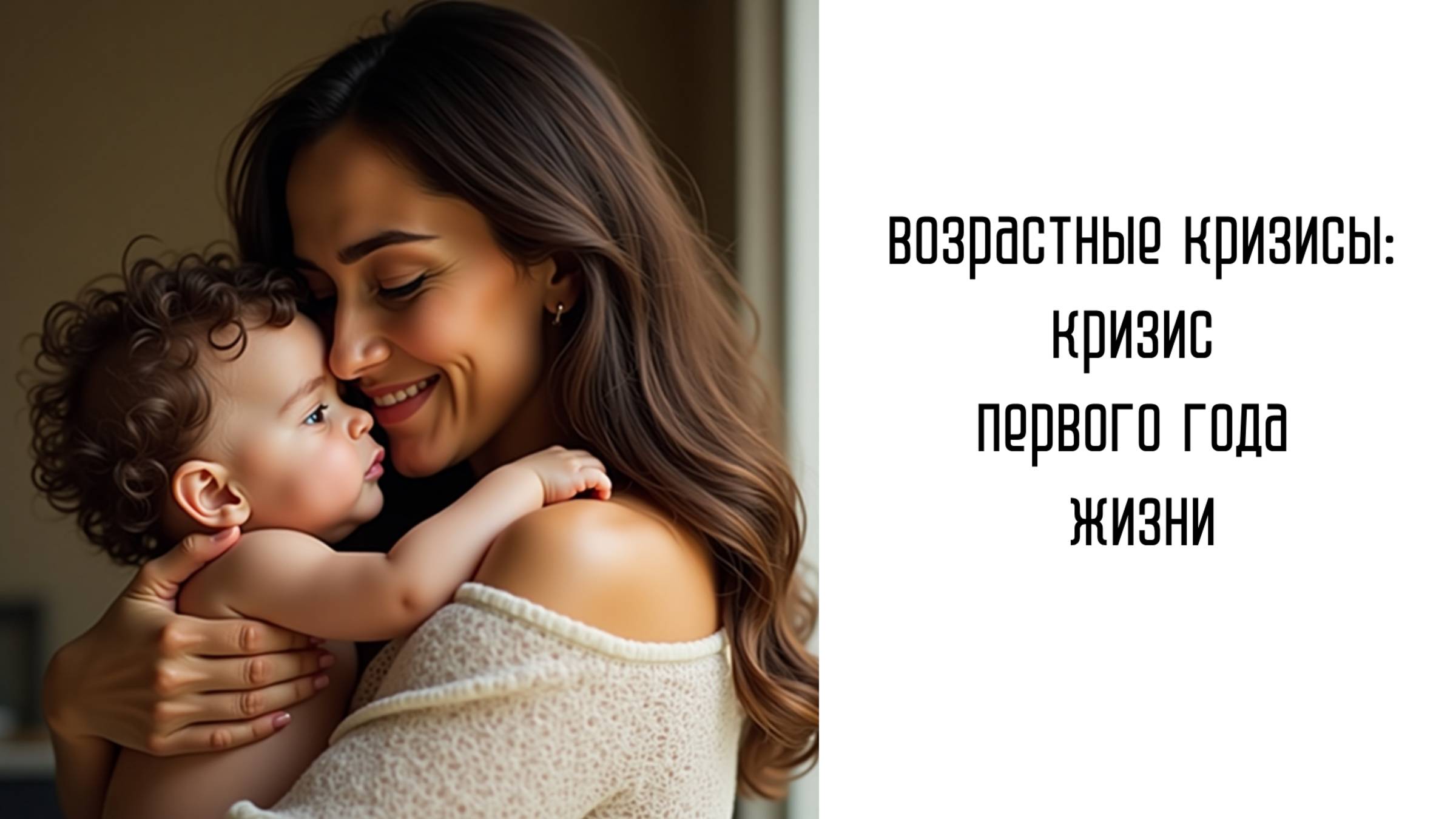 2. кризис первого года жизни