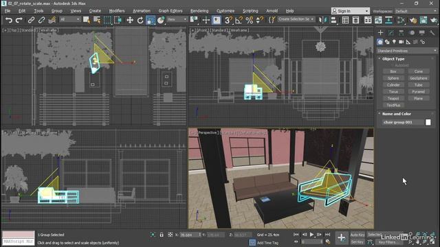 012   Rotate and scale objects