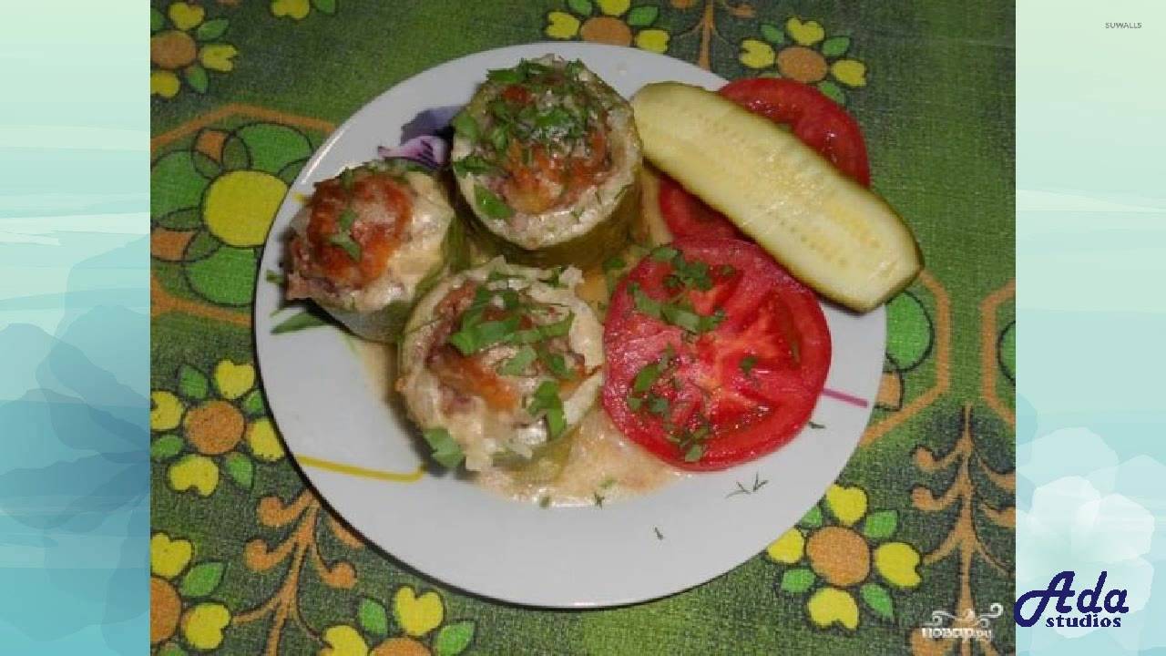 МОЖНО ОБАЛДЕТЬ!РЕЦЕПТ ФАРШИРОВАННЫЕ КАБАЧКИ,