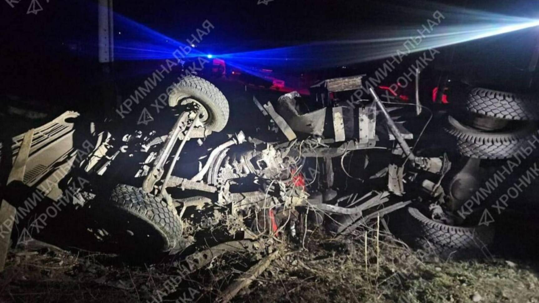 В Дагестане «КамАЗ» столкнулся с поездом