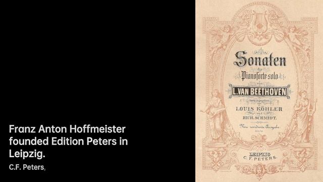 Franz Anton Hoffmeister: Melodies and Publishing | Composer & Arranger Biography